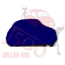 Telo copriauto da interno blu Fiat 500