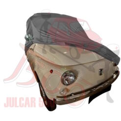 Alternative view of Telo copriauto da interno grigio Fiat 500