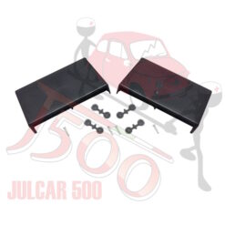 Coppia coperture prese aria motore cofano posteriore Fiat 500