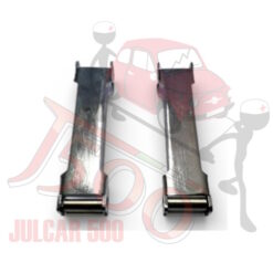 Staffe cromate alzacofano posteriore Fiat 500
