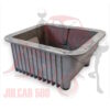Coppa olio in alluminio da 3,5 litri con condotto raffreddamento Fiat 500-126