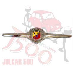 Fregio anteriore Abarth in metallo cromato Fiat 500 L/R