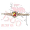Fregio anteriore Abarth in metallo cromato Fiat 500 D/F