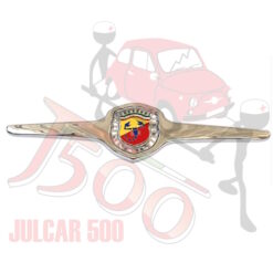 Fregio anteriore Abarth in metallo cromato Fiat 500 D/F