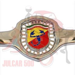 Alternative view of Fregio anteriore Abarth in metallo cromato Fiat 500 D/F