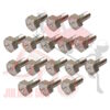 Kit 16 bulloni fissaggio cerchio ruota Fiat 500 F/L/126 1^serie-Bianchina