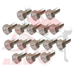 Kit 16 bulloni fissaggio cerchio ruota Fiat 500 F/L/126 1^serie-Bianchina