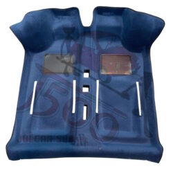 Moquette blu doppia protezioni piedi Fiat 500