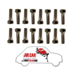 Kit 16 bulloni conici fissaggio cerchio in lega Fiat 500