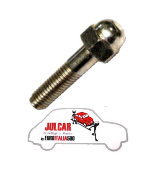 Bullone testa tonda fissaggio cerchio in lega Fiat 500