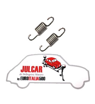 Coppia mollette puntine contatti spinterogeno Fiat 500/126
