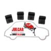 Kit 4 gommini battuta porta Fiat 500