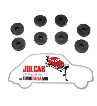 Kit 8 tappi pianale pavimento Fiat 500