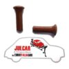 Coppia pomelli asta sicura porta in legno Fiat 500
