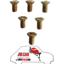 Kit 6 viti serratura porta Fiat 500