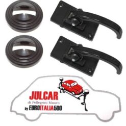 Kit maniglie in plastica apriporta con rosoni Fiat 500 R