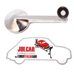 Maniglia alzavetro in zama cromata Fiat 500