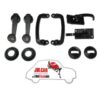 Kit maniglie interne nere in plastica Fiat 500 R