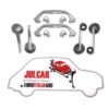 Kit maniglie interne in alluminio Fiat 500 F