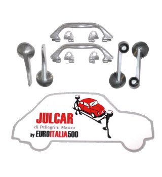 Kit maniglie interne in alluminio Fiat 500 F
