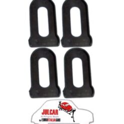 Kit 4 guarnizioni distanziali paraurti Fiat 500