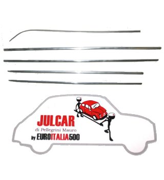 Kit completo modanature in alluminio Fiat 500 N/D