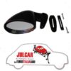 Specchio esterno in plastica nera sinistro con guarnizione tipo Californian Fiat 500