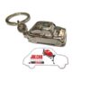 Portachiavi metallo lucido Fiat 500