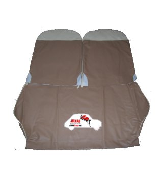 Kit fodere nocciola con testatina avorio in Vipla alta qualità Fiat 500 D