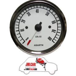 Strumento contagiri bianco Abarth Ø 80 mm Fiat 500