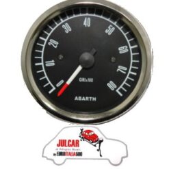 Strumento contagiri nero Abarth Ø 80 mm Fiat 500