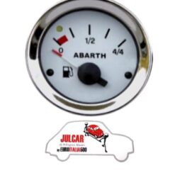Strumento livello benzina bianco Abarth Ø 52 mm Fiat 500
