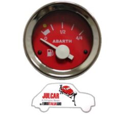Strumento livello benzina rosso Abarth Ø 52 mm Fiat 500