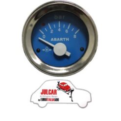 Strumento pressione olio blu Abarth Ø 52 mm Fiat 500