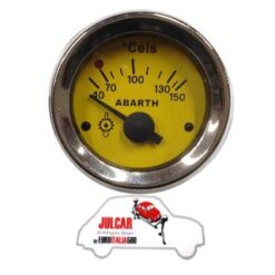 Strumento temperatura olio giallo Abarth Ø 52 mm Fiat 500