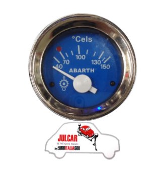 Strumento temperatura olio blu Abarth Ø 52 mm Fiat 500