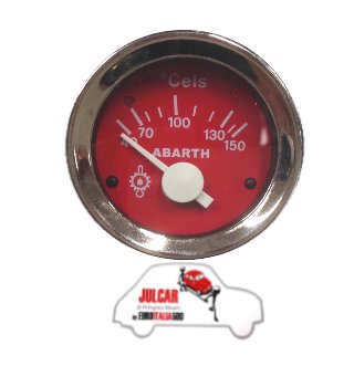 Strumento temperatura olio rosso Abarth Ø 52 mm Fiat 500