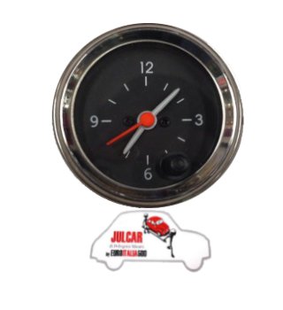 Strumento orologio nero Abarth Ø 52 mm Fiat 500