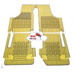 Kit sovratappeti in gomma gialli Fiat 500