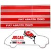 Kit adesivi laterali Abarth 595 Fiat 500