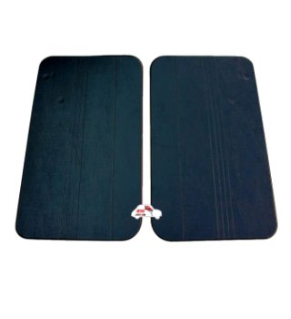 Coppia pannelli porta anteriori Fiat 500 F neri Alta Qualità