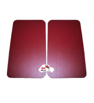 Coppia pannelli porta anteriori Fiat 500 R bordeaux Alta Qualità