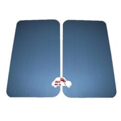 Coppia pannelli porta anteriori Fiat 500 F blu Avio in Vipla