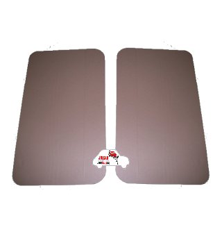 Coppia pannelli porta anteriori Fiat 500 F color nocciola in Vipla