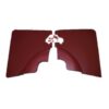 Coppia pannelli posteriori Fiat 500 F/R bordeaux