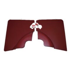 Coppia pannelli posteriori Fiat 500 F/R bordeaux