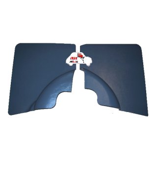 Coppia pannelli posteriori Fiat 500 F blu Avio