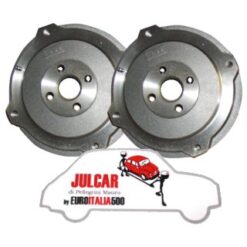 Coppia tamburi freno posteriori Fiat 500 N / D / F / L / R