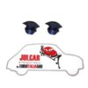 Coppia tappi oliatore serratura porta Fiat 500