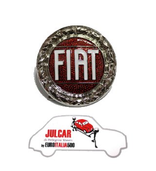 Fregio stemma centrale per griglia anteriore Fiat 500 Francis Lombardi